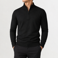 Men’s Quarter Zip Jumper – Classic Half Zip Knitted Pullover
