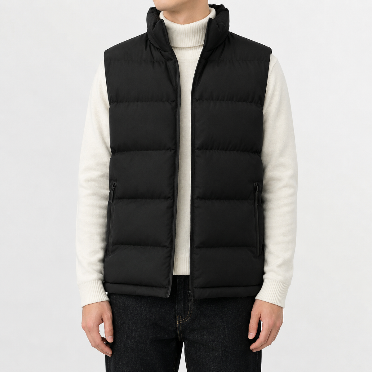 Men’s Quilted Gilet – Lightweight Sleeveless Padded Jacket for Autumn & Winter
