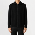 Men’s Knitted Cardigan – Full Zip Solid Colour Casual Jumper