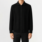 Men’s Knitted Cardigan – Full Zip Solid Colour Casual Jumper