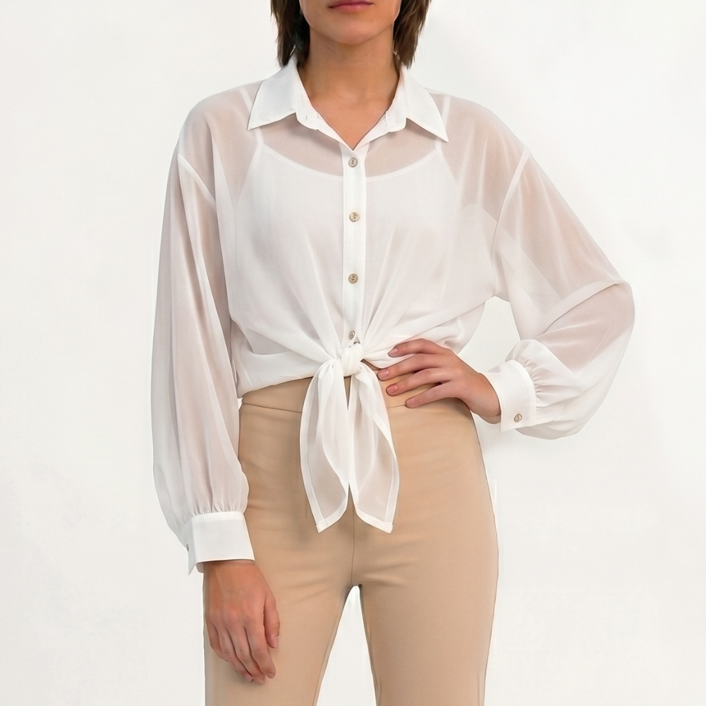 Women's Breathable Loose Fit Cardigan Blouse