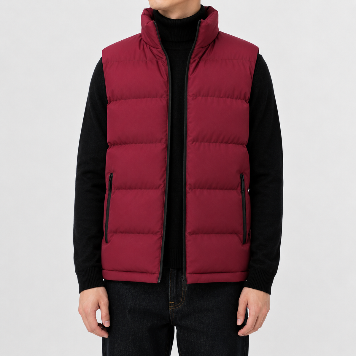 Men’s Quilted Gilet – Lightweight Sleeveless Padded Jacket for Autumn & Winter