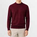 Men’s Knitted Jumper – Thickened Multi-Colour Casual Pullover
