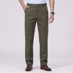 Men’s Chino Trousers – Slim Fit Straight Leg Business Casual Trousers