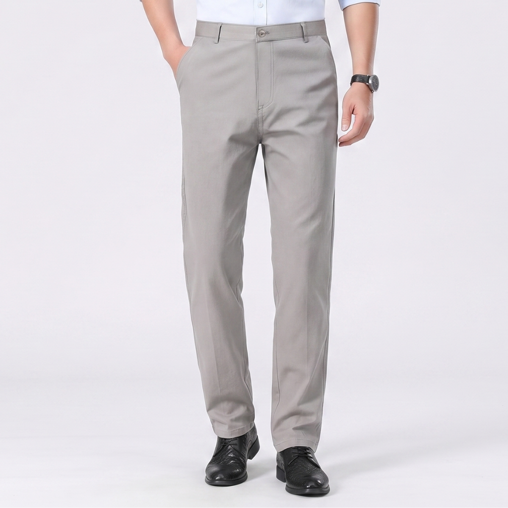 Men’s Chino Trousers – Slim Fit Straight Leg Business Casual Trousers