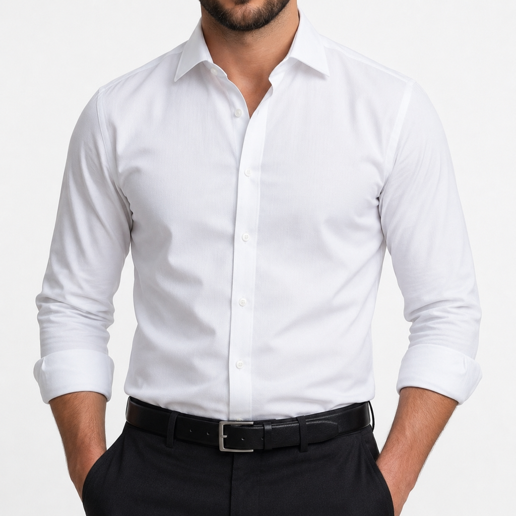 Men's Slim Fit Long Sleeve Classic Shirt