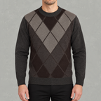 Men’s Graphic Jumper – Thickened Casual Long Sleeve Pullover