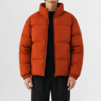 Men’s Puffer Jacket – Fleece Lined Winter Coat for Extra Warmth
