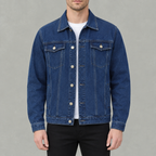 Men’s Denim Jacket – Relaxed Fit Casual Workwear Jacket