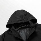 Men’s Waterproof Jacket – Hooded Casual Raincoat with Long Sleeves
