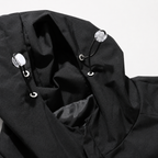 Men’s Waterproof Jacket – Hooded Casual Raincoat with Long Sleeves