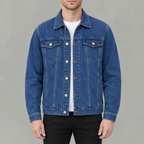 Men’s Denim Jacket – Relaxed Fit Casual Workwear Jacket
