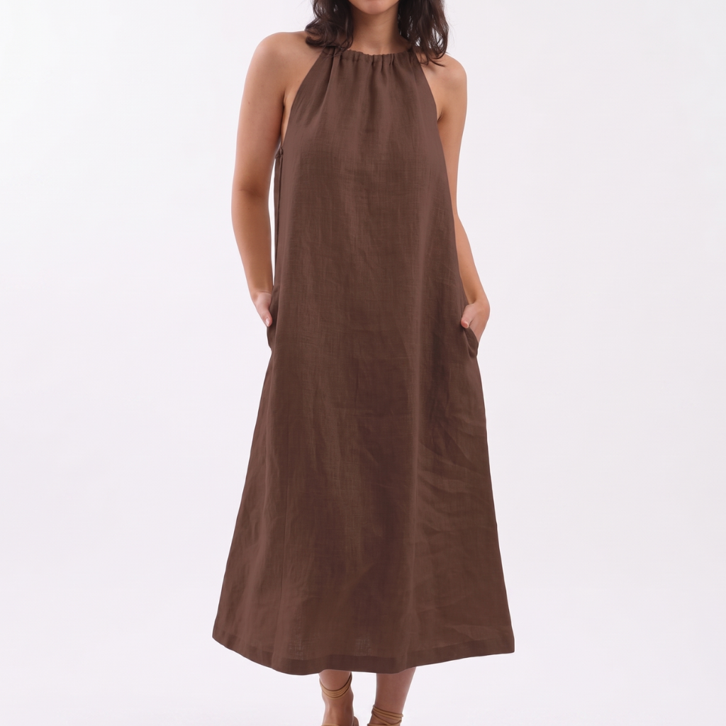 Women’s elegant linen dress