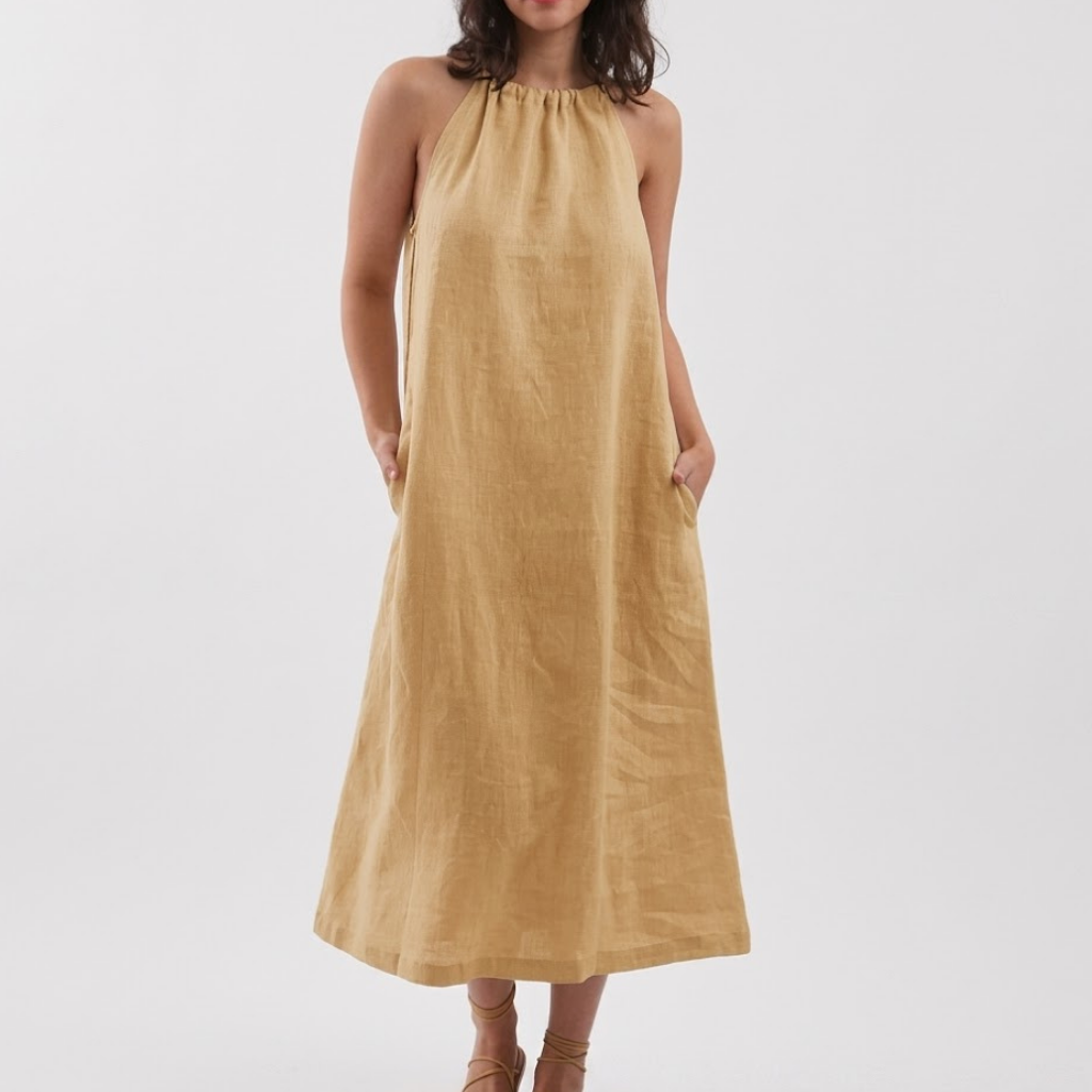 Women’s elegant linen dress