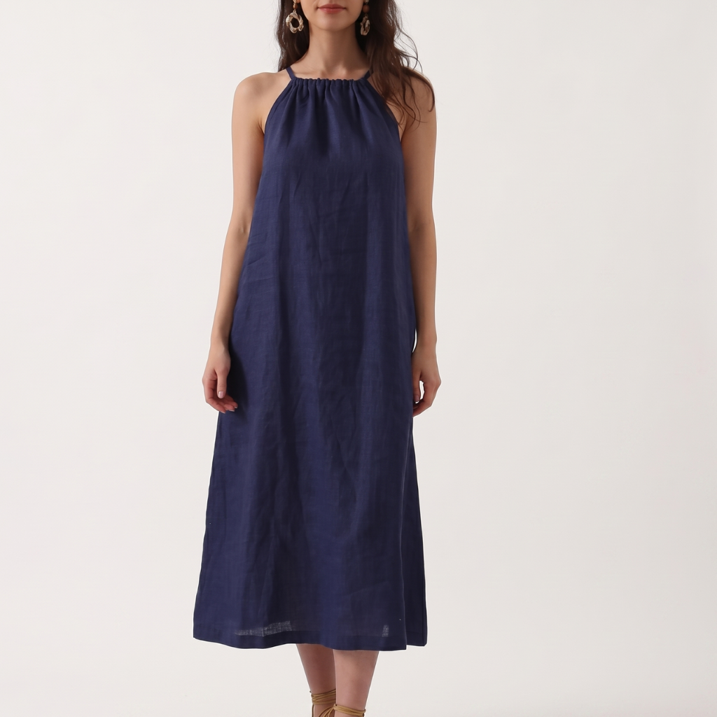 Women’s elegant linen dress