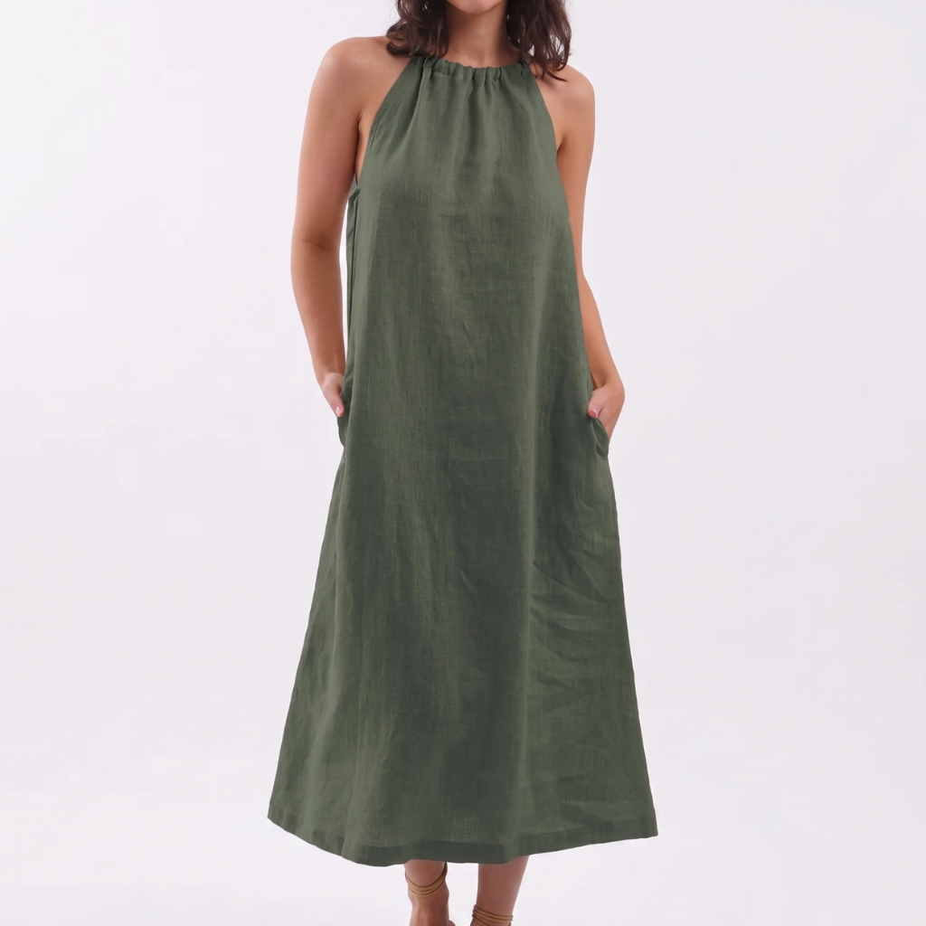 Women’s elegant linen dress
