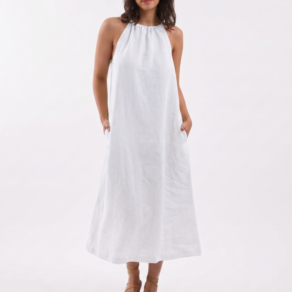 Women’s elegant linen dress