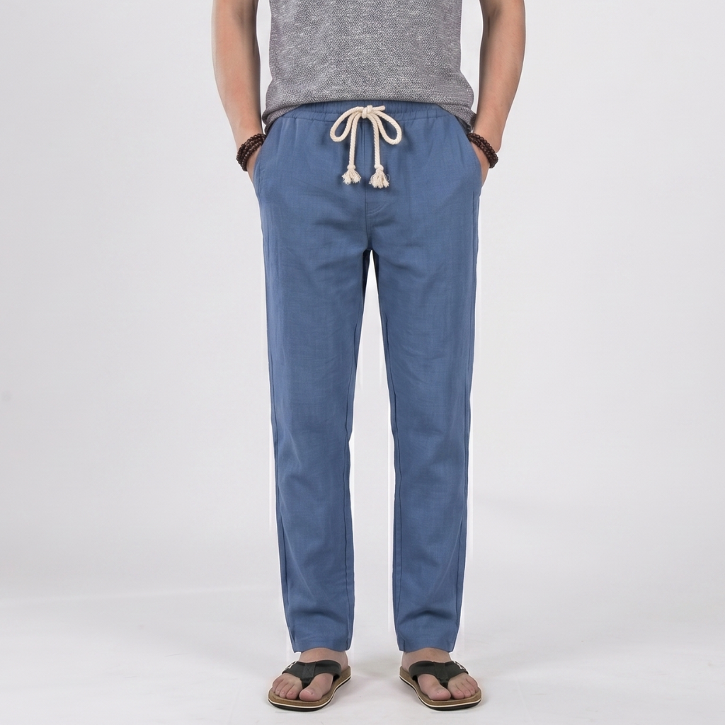 Men’s breathable linen pants