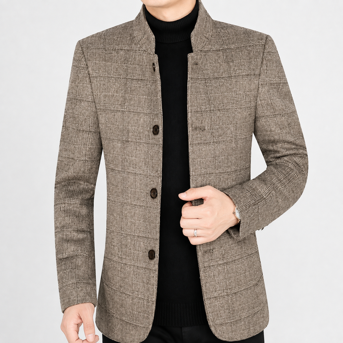 Men’s Blazer – Casual Tailored Jacket for Autumn & Winter