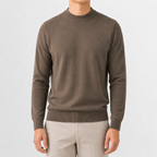 Men’s Knitted Jumper – Thickened Multi-Colour Casual Pullover