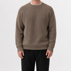 Men’s Oversized Jumper – Thickened Loose Fit Knitted Pullover