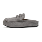 Men’s Suede Mules – Slip-On Retro Casual Shoes