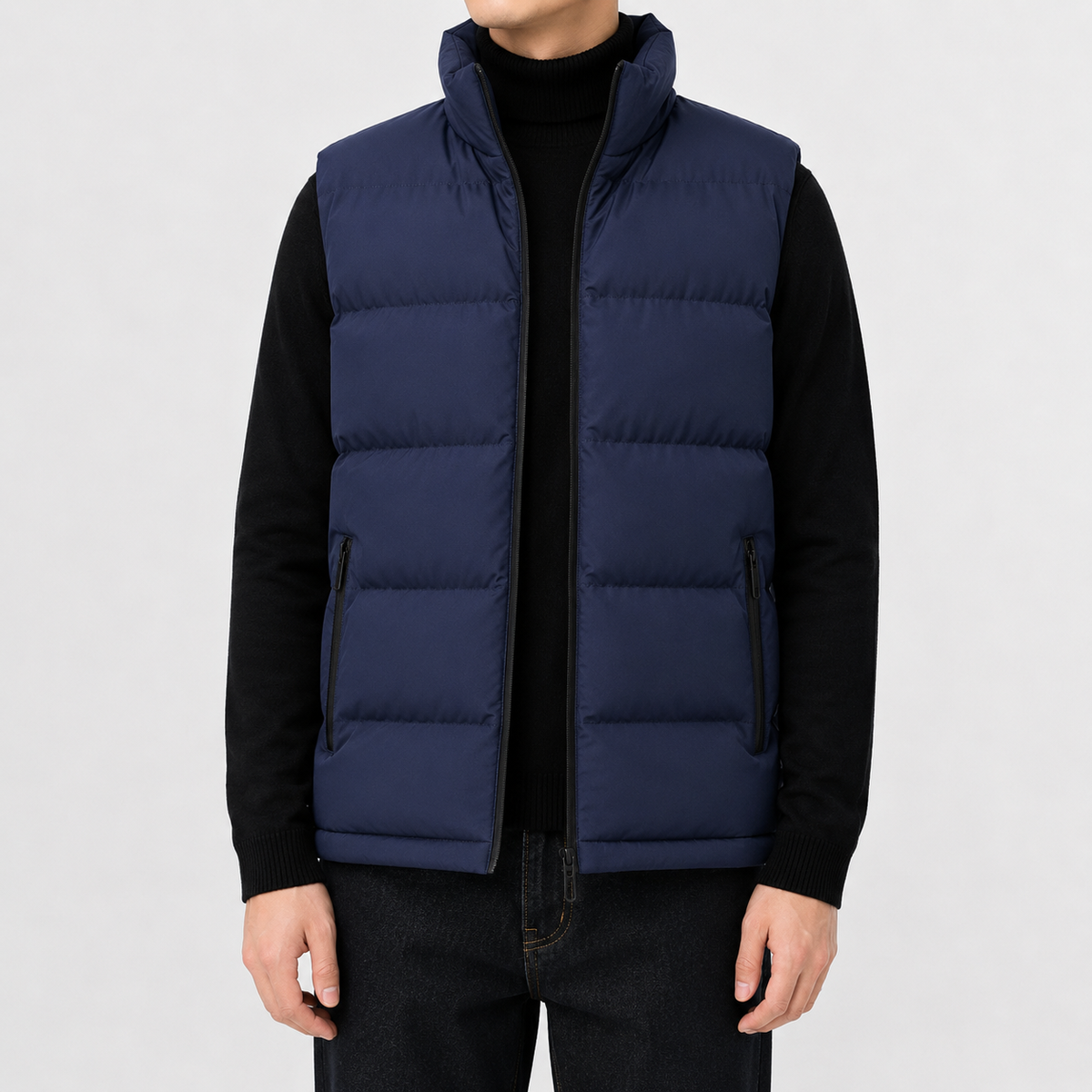 Men’s Quilted Gilet – Lightweight Sleeveless Padded Jacket for Autumn & Winter