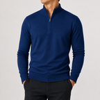 Men’s Quarter Zip Jumper – Classic Half Zip Knitted Pullover
