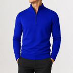 Men’s Quarter Zip Jumper – Classic Half Zip Knitted Pullover