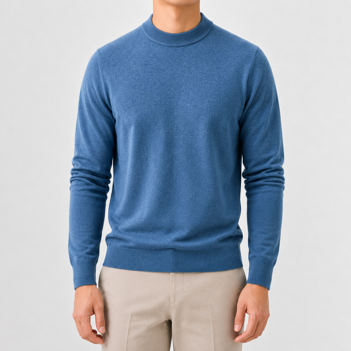 Men’s Knitted Jumper – Thickened Multi-Colour Casual Pullover