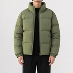 Men’s Puffer Jacket – Fleece Lined Winter Coat for Extra Warmth