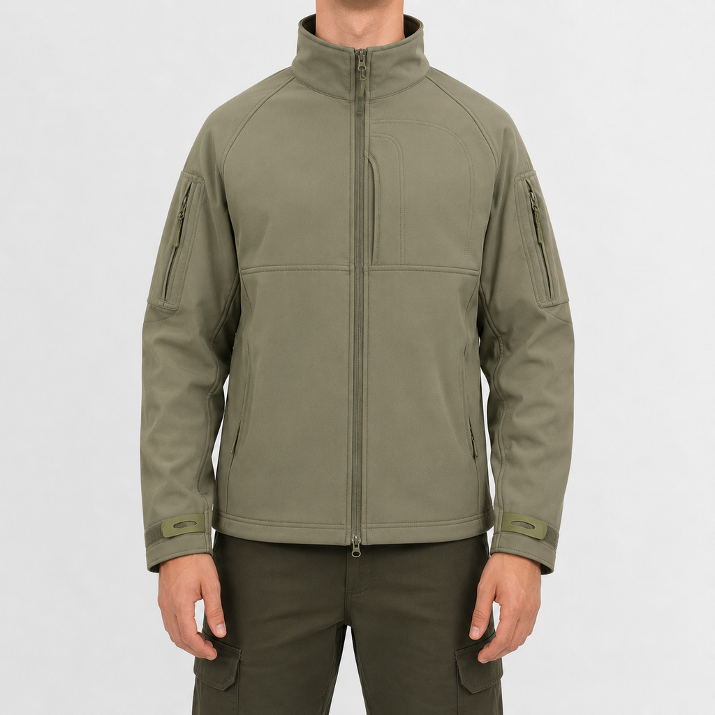 Men’s Waterproof Jacket – Lightweight Outdoor Stand Collar Coat
