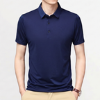 Men’s Polo Shirt – Slim Fit Short Sleeve Stretch Polo with Lightweight Finish