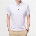 Men’s Polo Shirt – Slim Fit Short Sleeve Stretch Polo with Lightweight Finish