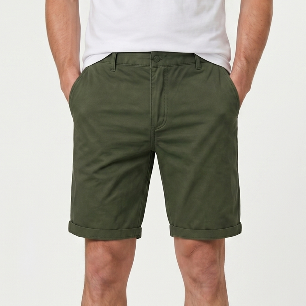Men's Slim Fit Chino Shorts