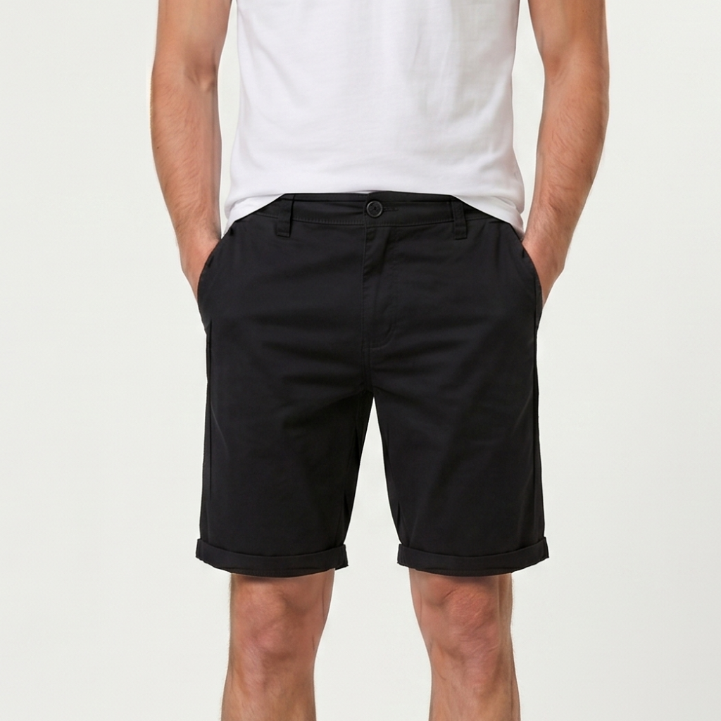 Men’s Chino Shorts – Slim Fit Straight Leg Casual Tailored Shorts