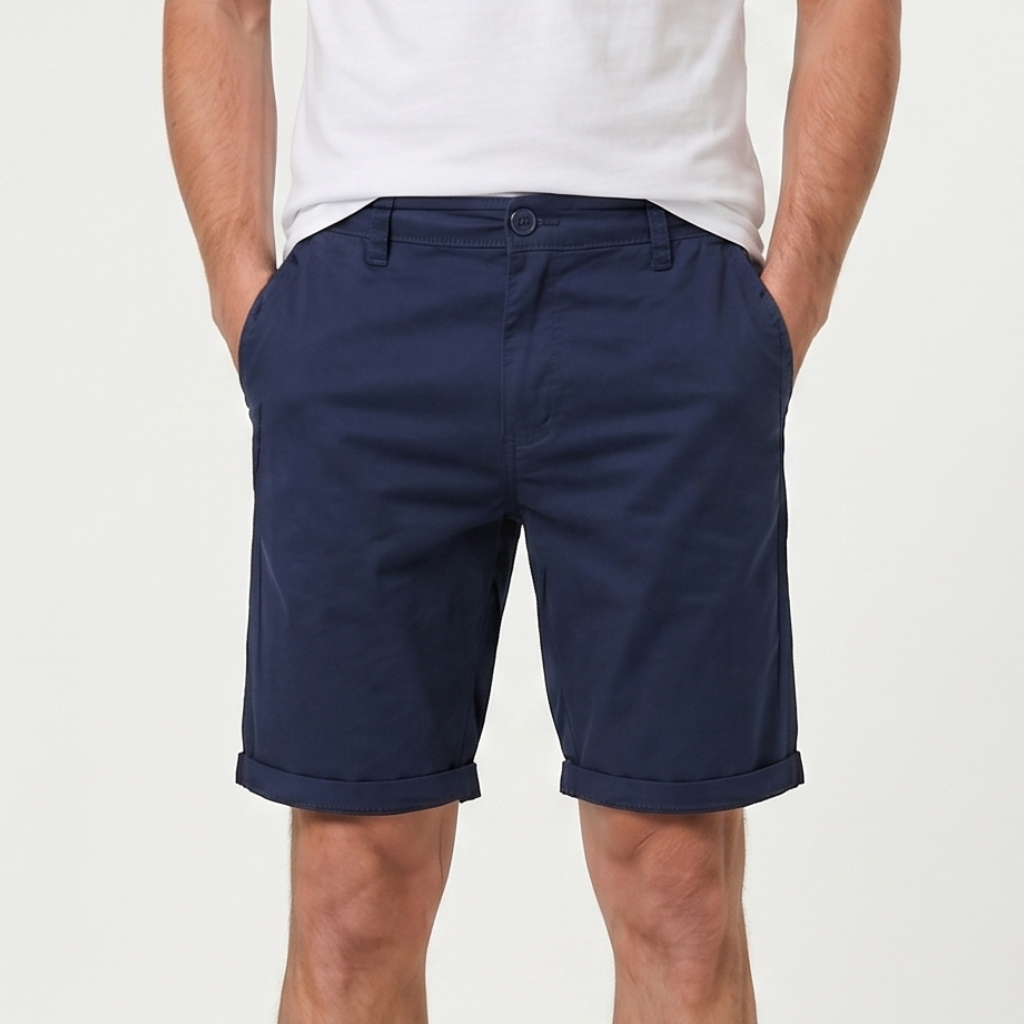 Men’s Chino Shorts – Slim Fit Straight Leg Casual Tailored Shorts