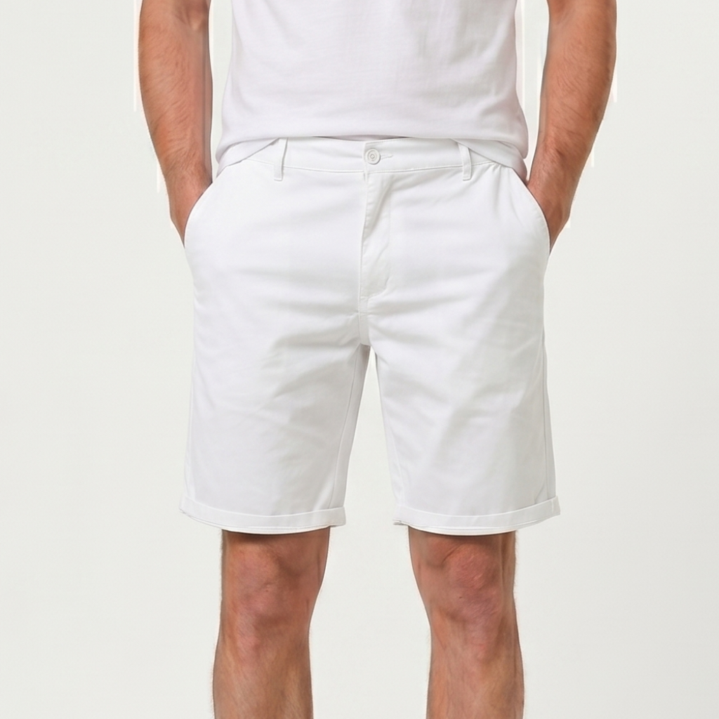 Men’s Chino Shorts – Slim Fit Straight Leg Casual Tailored Shorts