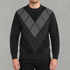 Men’s Graphic Jumper – Thickened Casual Long Sleeve Pullover
