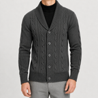 Men’s Knitted Coat – Autumn Winter Long Sleeve Jumper Jacket