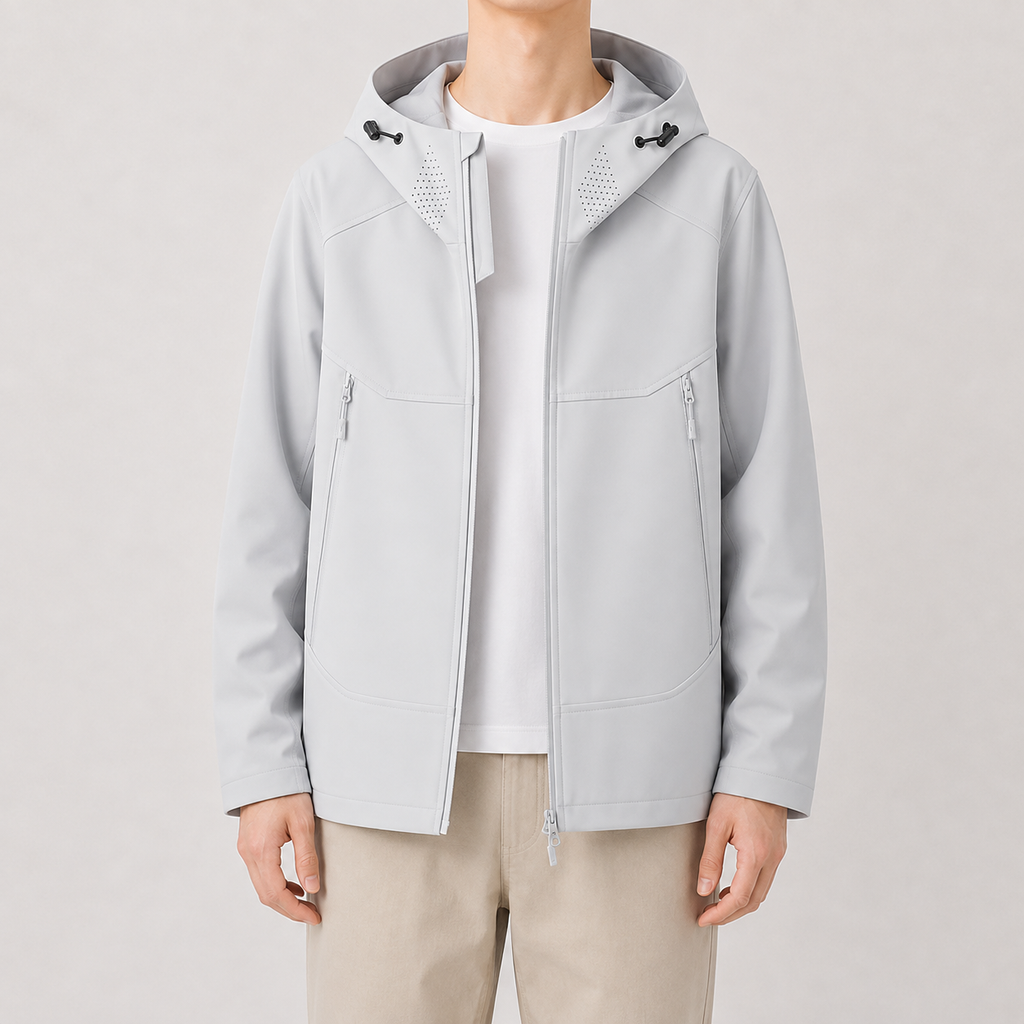 Men’s Softshell Jacket – Windproof Waterproof Warm Outdoor Windbreaker