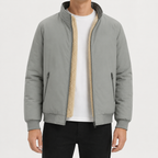 Men’s Padded Jacket – Heavyweight Fleece-Lined Winter Coat