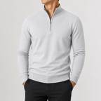 Men’s Quarter Zip Jumper – Classic Half Zip Knitted Pullover