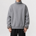 Men’s Fleece Lined Jumper – Knitted Long Sleeve Warm Base Layer
