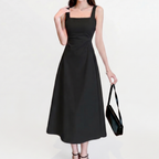 Women’s Slip Dress – Slim Fit Sleeveless Strappy Midi Dress
