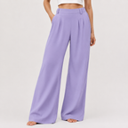 Women’s Wide Leg Trousers – Relaxed Fit Casual Trousers
