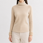 Women’s Thick Knit Jumper – Warm Long Sleeve Knitted Pullover Top