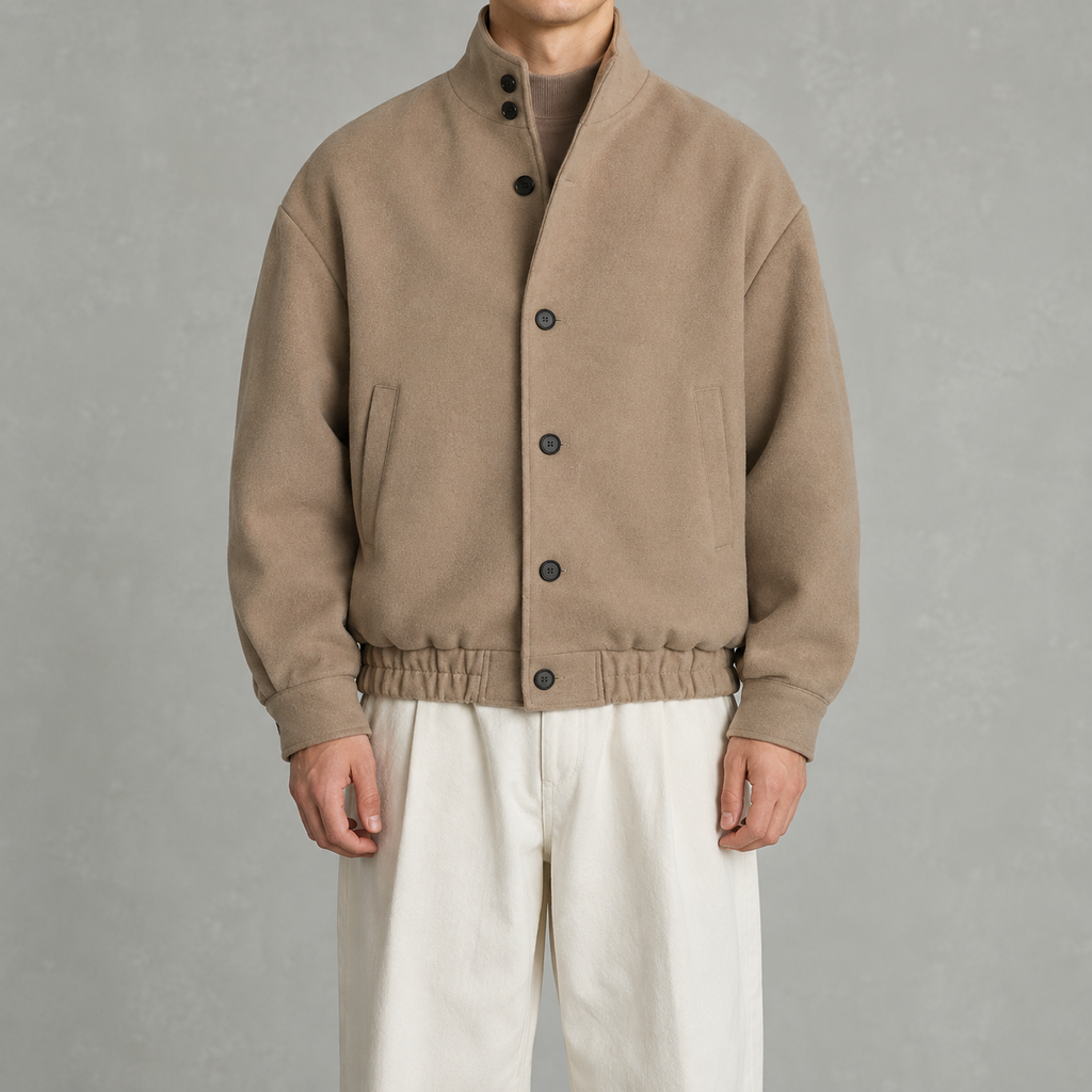 Men’s British Style Jacket – Fashion-Forward Tailored Coat with Classic Silhouette