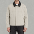 Men’s Suede Jacket – Vintage Colour Block Lapel Casual Jacket