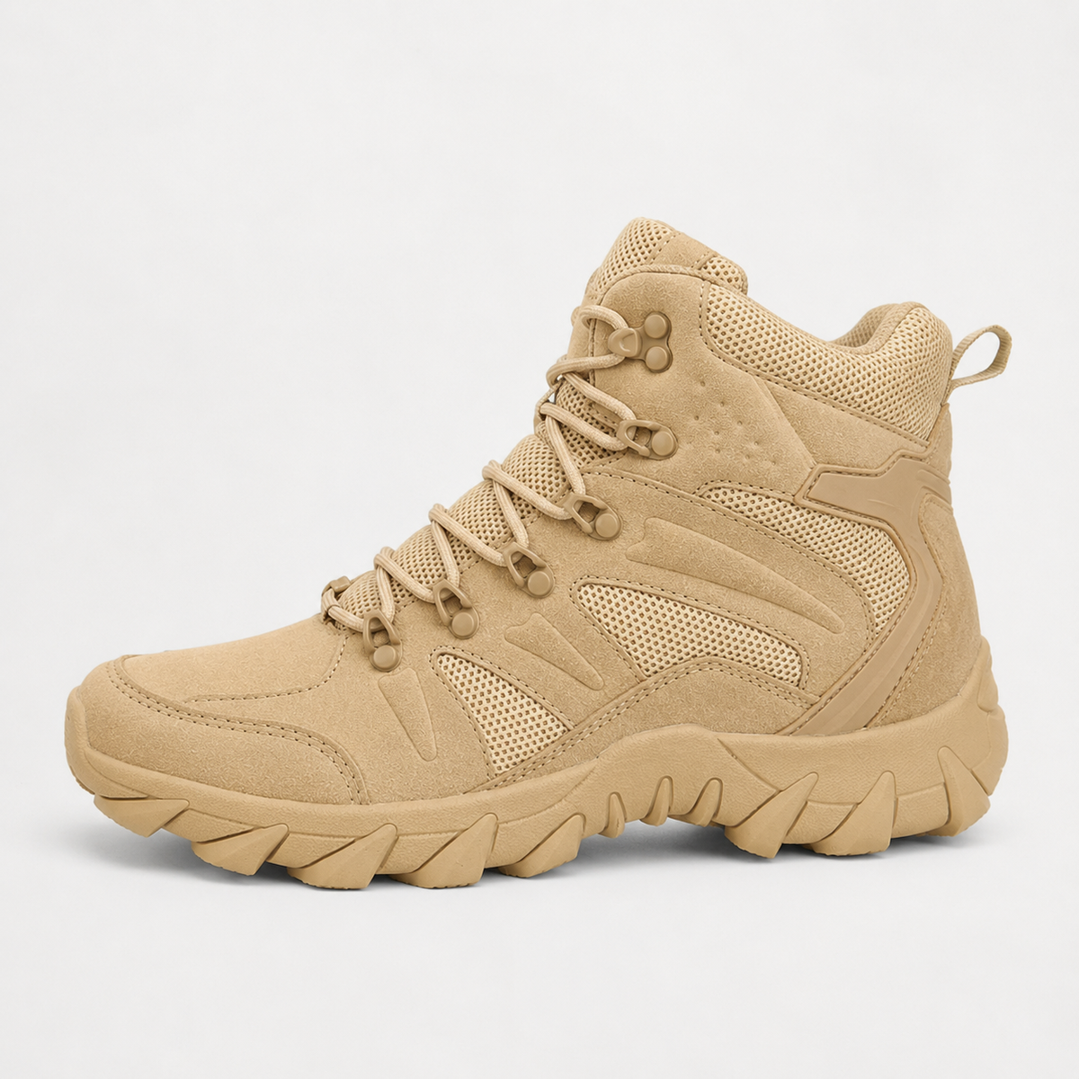 Men’s Hiking Boots – Outdoor Combat Boots with Lace-Up Ankle Design